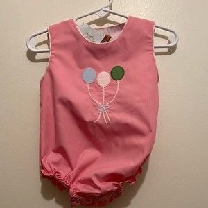 Beaufort Bonnet Brooksy Bubble Hamptons Hot Pink Gingham & Balloon Appliqué TBBC